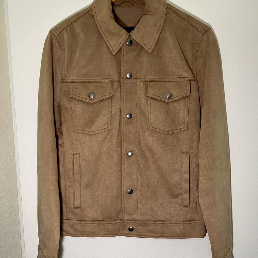 Express Tan Faux-Suede Jacket